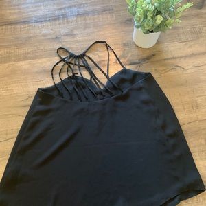 Express flowy, loose, strappy tank.